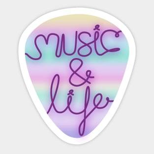 80's Iridescent Retro Pastel Colors Sticker